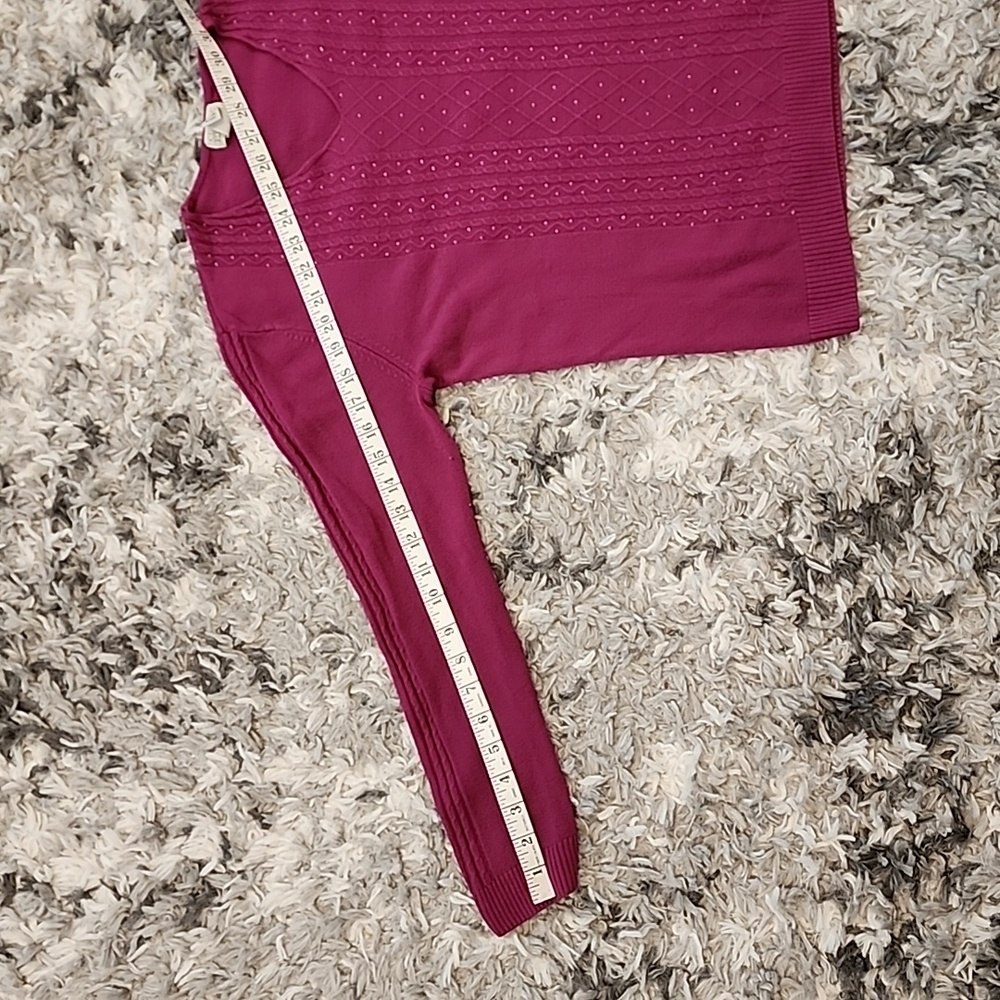 Classic Elements Acrylic Solid Sweaters For Women… - image 7